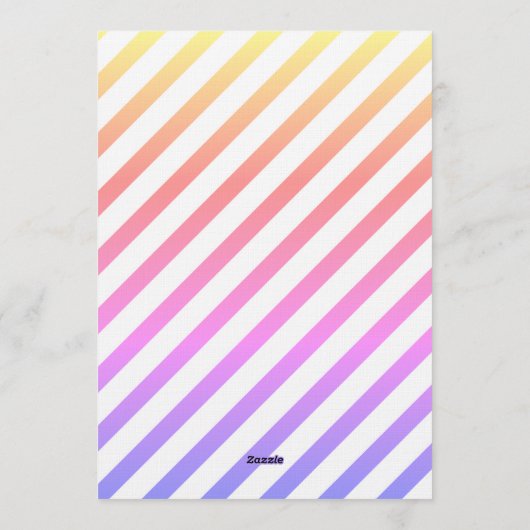 Neon glow arcade birthday invitation kaart (Achterkant)