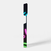 Neon Glow Black Phone Case iPhone Hoesje (Rechterkant)