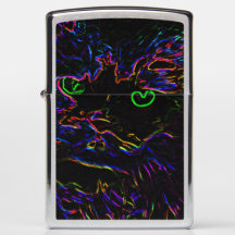 Neon Glow Cat