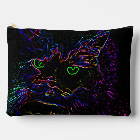 Neon Glow Cat Etui (Voorkant)