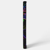 Neon Glow Cat Samsung Galaxy Hoesje (Linkerkant)