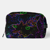 Neon Glow Cat Toilettasje (Achterkant)