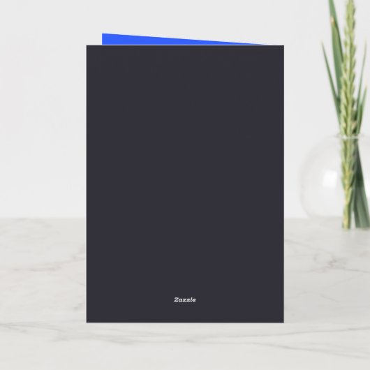 Neon Glow Champagne Retro New Year Photo Feestdagen Kaart (Achterkant)