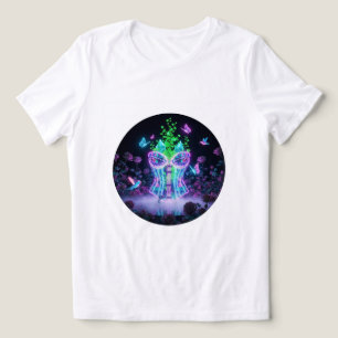Neon Glow Corset & Butterflies T-shirt 💖🦋