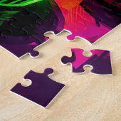 Neon Glow Cupcakes Patroon Legpuzzel (Zijkant)