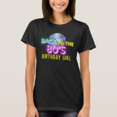 Neon Glow Disco Ball Terug naar de jaren 80 Retro  T-shirt (Voorkant)