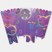 Neon Glow Disco Dance Verjaardagsfeest Bedankdoosjes (Ongevouwen)