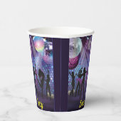 Neon Glow Disco Dance Verjaardagsfeest Papieren Bekers (Rechts)