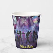 Neon Glow Disco Dance Verjaardagsfeest Papieren Bekers (Voorkant)
