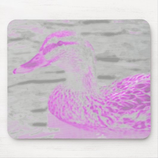 Neon Glow Duck Muismat (Voorkant)