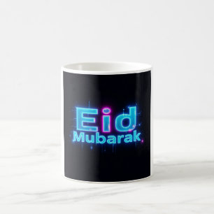 Neon Glow Eid Mubarak Koffiemok