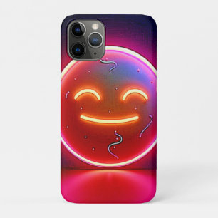 Neon Glow Gelukkig Gezicht Kunst Case-Mate iPhone Case