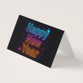 Neon Glow Gradiënt Typografie Feest Sfeer Cool Kaart (Voorkant)