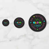 Neon Glow in the Dark Birthday Party Confetti (Voorkanten)