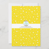 Neon Glow in the Dark Kids Birthday Party Invite Kaart (Achterkant)