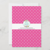 Neon Glow in the Dark Kids Birthday Party Invite Kaart (Achterkant)