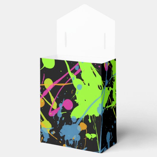 Neon Glow in the Dark Paint Verjaardagsfeest Bedankdoosjes (Geopend)