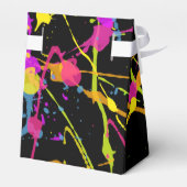 Neon Glow in the Dark Paint Verjaardagsfeest Bedankdoosjes (Achterkant)