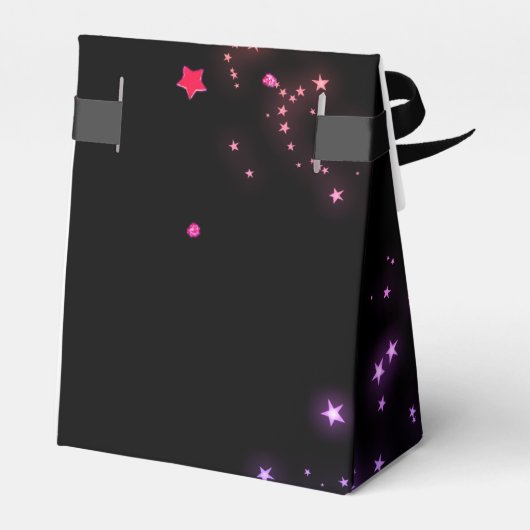 Neon Glow in the Dark Verjaardagsfeestje Bright St Bedankdoosjes (Achterkant)