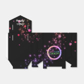 Neon Glow in the Dark Verjaardagsfeestje Bright St Bedankdoosjes (Uitgevouwen)