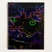 Neon Glow Kat Planner (Voorkant)