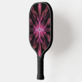 Neon Glow Light Sticks Abstract ontwerp Pickleball Paddle (Links)