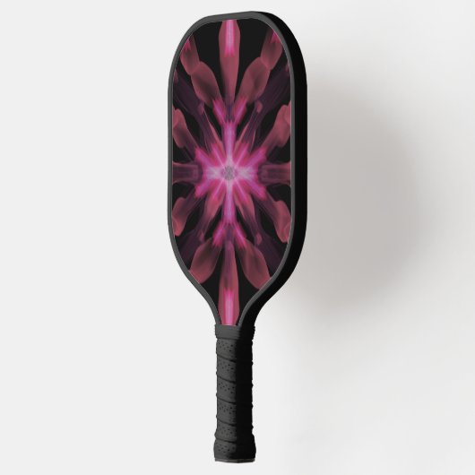 Neon Glow Light Sticks Abstract ontwerp Pickleball Paddle (Links)