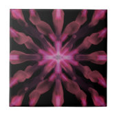 Neon Glow Light Sticks Abstract ontwerp Tegeltje (Voorkant)