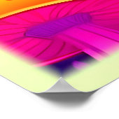 Neon Glow Mushroom Forest Poster (Hoek)