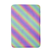 Neon Glow Rainbow Stripe Badmat (Voorkant Verticaal)