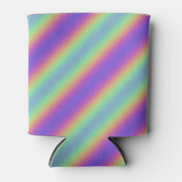 Neon Glow Rainbow Stripe Cooler