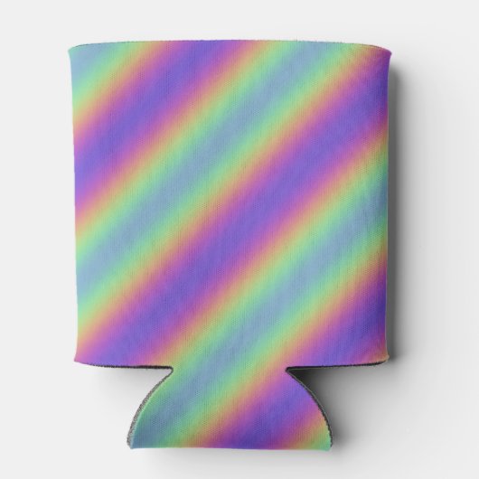 Neon Glow Rainbow Stripe Cooler (Achterkant)