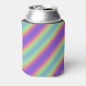 Neon Glow Rainbow Stripe Cooler (Blikje Achterkant)