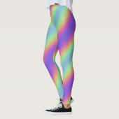 Neon Glow Rainbow Stripe Leggings (Links)
