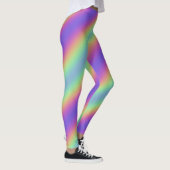 Neon Glow Rainbow Stripe Leggings (Rechts)