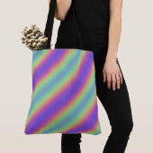Neon Glow Rainbow Stripe Tas (Dichtbij)