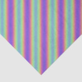 Neon Glow Rainbow Stripe Tissue Paper Tissuepapier (Detail)