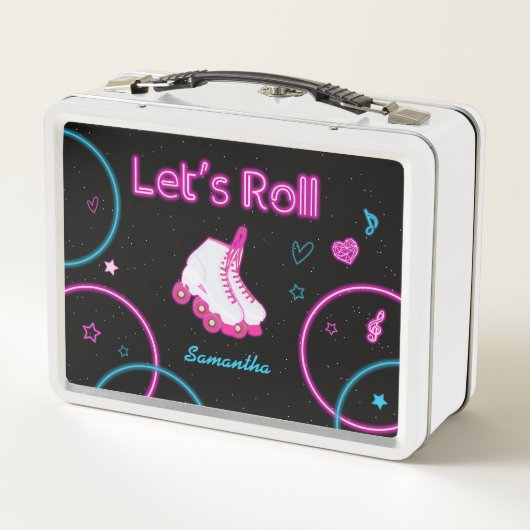 Neon Glow Rolschaatsen Let's Roll (Achterkant)