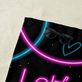 Neon Glow Rolschaatsen Let's Roll Meisje Strandlaken (In situ)