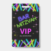 Neon Glow Stick Bar Mitzvah ID991