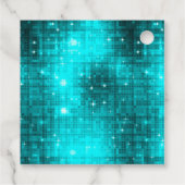 Neon Glow Stick Bar Mitzvah ID991 Bedankjes Labels (Achterkant)