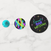 Neon Glow Stick Bar Mitzvah ID991 Confetti (Voorkanten)