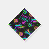 Neon Glow Stick Sweet 16 Name ID760 Servet (Hoek)