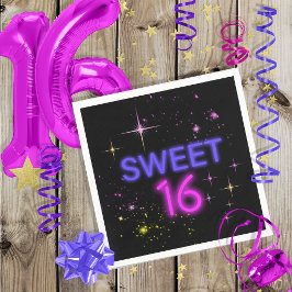 Neon Glow Sweet 16 ID760 Servet