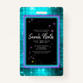 Neon Glow Sweet Sixteen ID760 Badge (Voorkant)