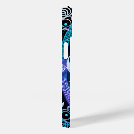 Neon Glowing Tiger mystiek en etherisch Case-Mate iPhone Case (Achterkant / Rechts)