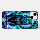 Neon Glowing Tiger mystiek en etherisch Case-Mate iPhone Case (Achterkant (horizontaal))