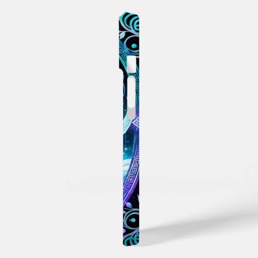 Neon Glowing Tiger mystiek en etherisch Case-Mate iPhone Case (Achterkant / Links)