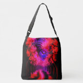 Neon Goddess in Enchanted Forest Crossbody Tas (Achterkant)