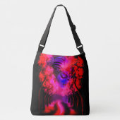 Neon Goddess in Enchanted Forest Crossbody Tas (Voorkant)